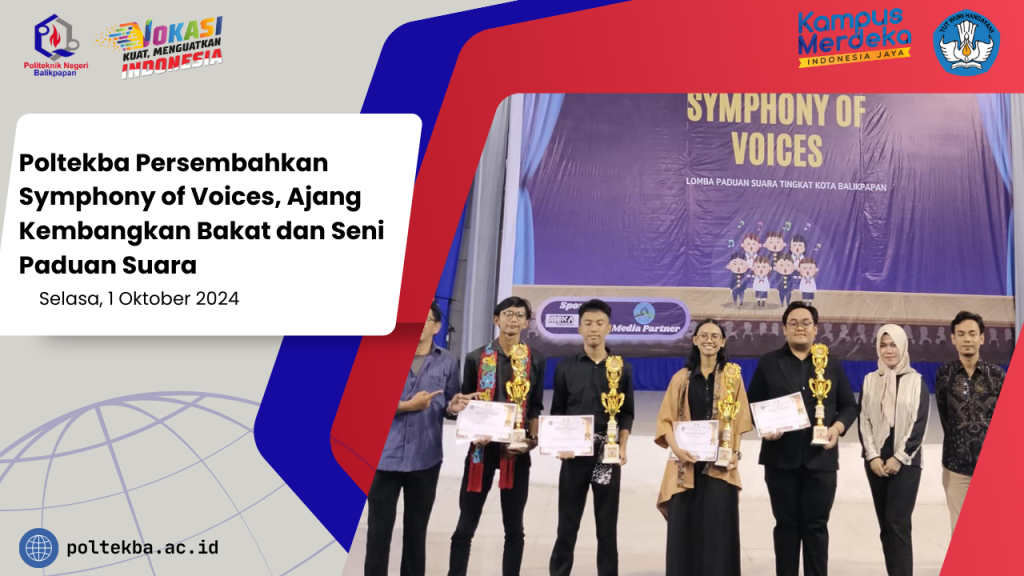Poltekba Persembahkan Symphony of Voices, Ajang Kembangkan Bakat dan Seni Paduan Suara